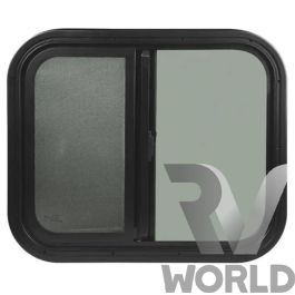 Sliding Window - Aluminium Frame. Horizontal 515W x 515H - Shop RV World NZ